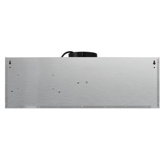 Cosmo UMC30 Under Cabinet Stainless Steel Range Hood with LED Light, 380 CFM, Permanent Filter, Convertible from Ducted to Ductless (Kit Not Included), 30 in., Stainless Steel