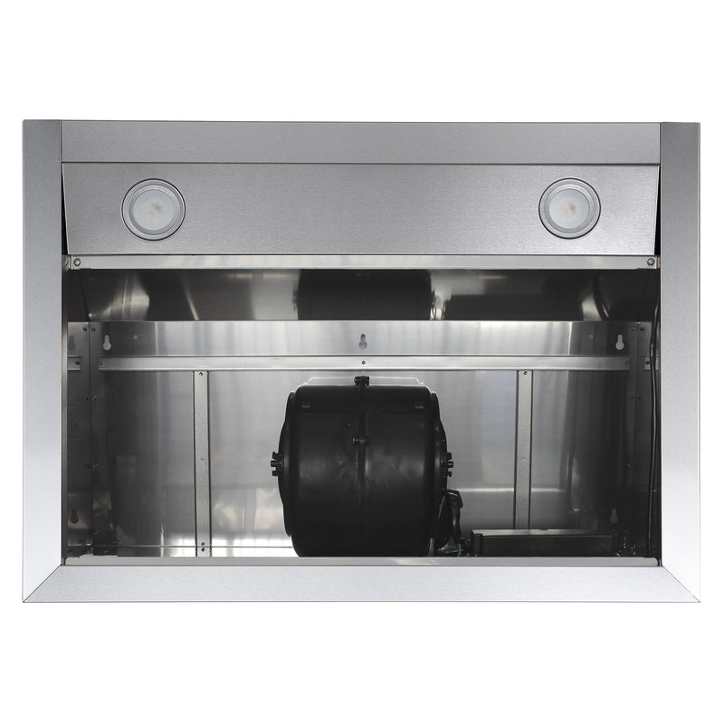 Load image into Gallery viewer, Cosmo UMC30 Under Cabinet Stainless Steel Range Hood with LED Light, 380 CFM, Permanent Filter, Convertible from Ducted to Ductless (Kit Not Included), 30 in., Stainless Steel