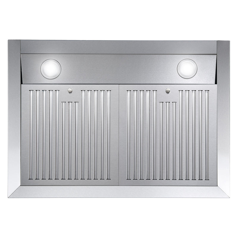 Load image into Gallery viewer, Cosmo UMC30 Under Cabinet Stainless Steel Range Hood with LED Light, 380 CFM, Permanent Filter, Convertible from Ducted to Ductless (Kit Not Included), 30 in., Stainless Steel
