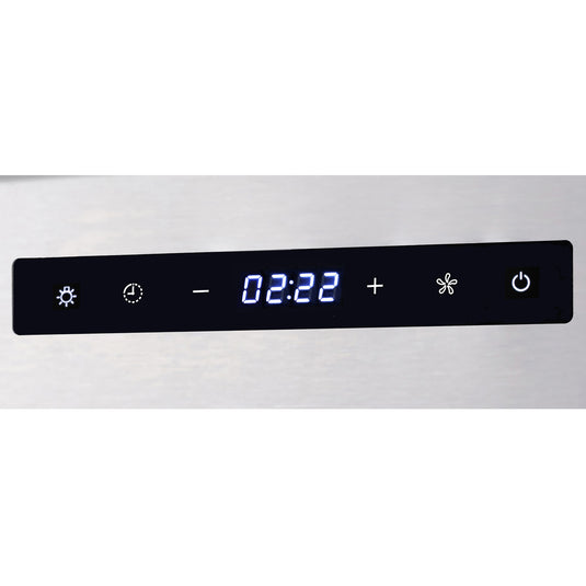 Cosmo UMC30 Under Cabinet Stainless Steel Range Hood with LED Light, 380 CFM, Permanent Filter, Convertible from Ducted to Ductless (Kit Not Included), 30 in., Stainless Steel