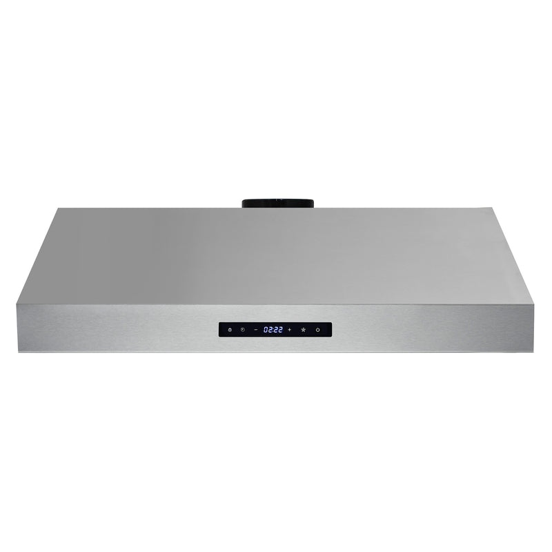 Load image into Gallery viewer, Cosmo UMC30 Under Cabinet Stainless Steel Range Hood with LED Light, 380 CFM, Permanent Filter, Convertible from Ducted to Ductless (Kit Not Included), 30 in., Stainless Steel
