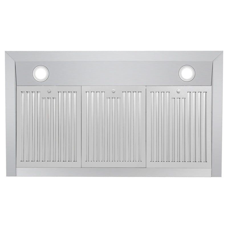 Load image into Gallery viewer, Cosmo 36 in. Under Cabinet Range Hood with Digital Touch Controls, 3-Speed Fan, LED Lights and Permanent Filters in Stainless Steel