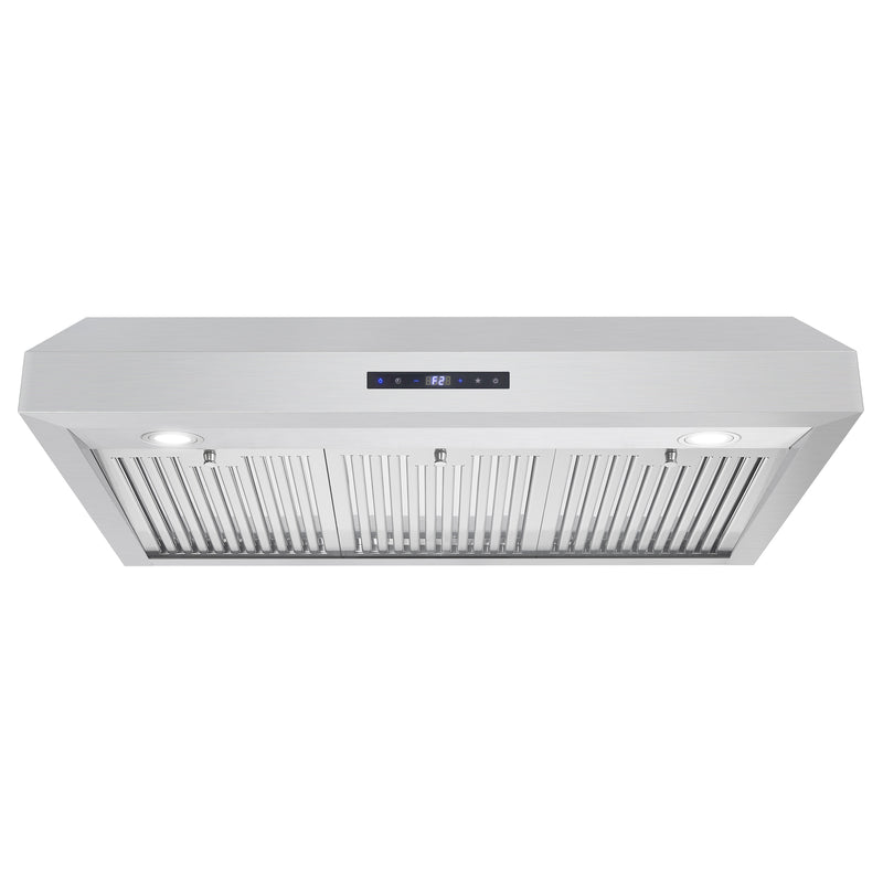 Load image into Gallery viewer, Cosmo 36 in. Under Cabinet Range Hood with Digital Touch Controls, 3-Speed Fan, LED Lights and Permanent Filters in Stainless Steel