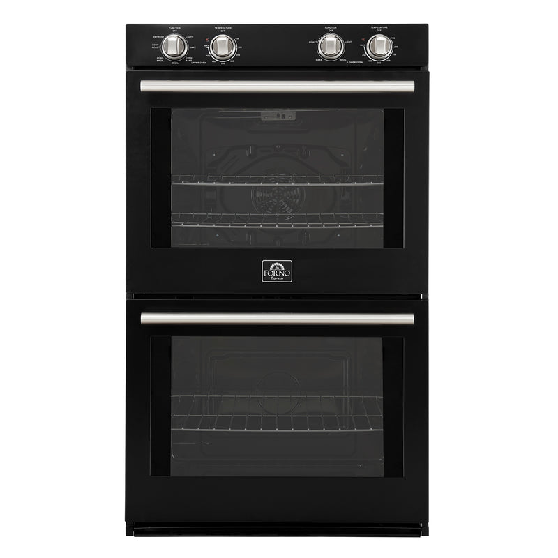 Load image into Gallery viewer, Forno Vomero 30-Inch, Black Double Wall Oven - FBOEL1324-30BLK