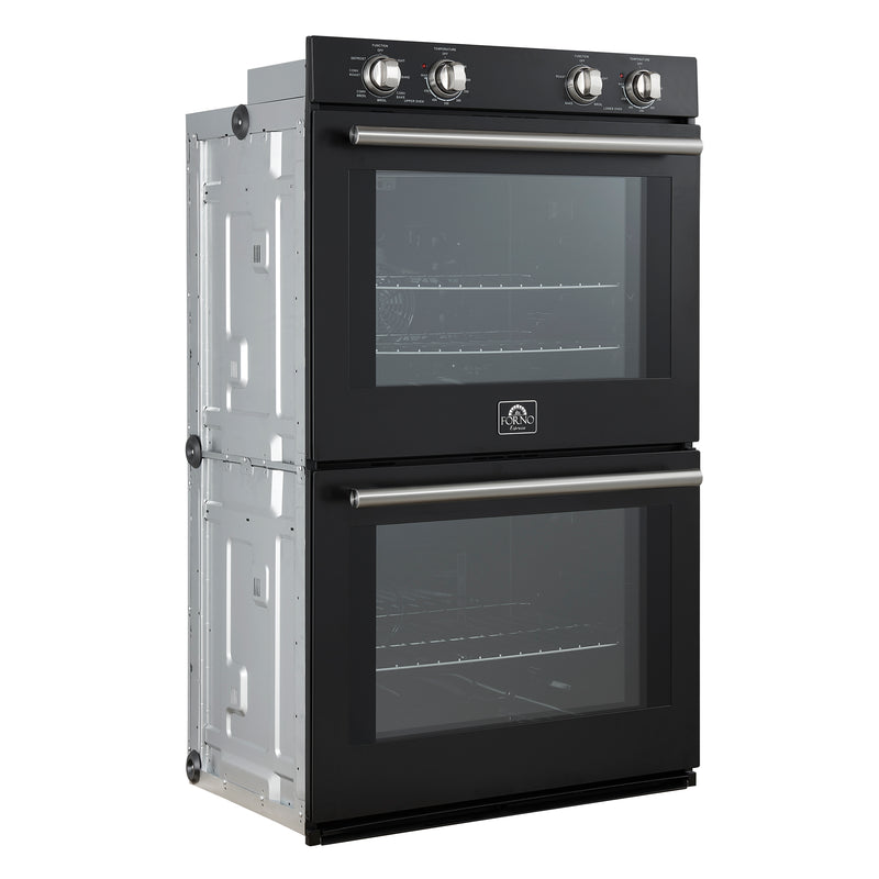 Load image into Gallery viewer, Forno Vomero 30-Inch, Black Double Wall Oven - FBOEL1324-30BLK