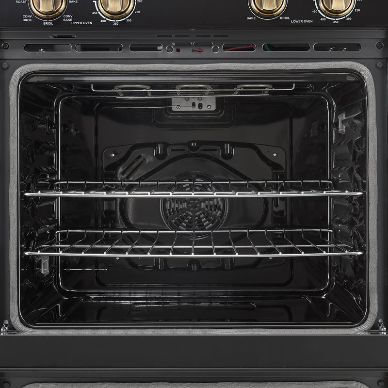 Load image into Gallery viewer, Forno Vomero 30-Inch, Black Double Wall Oven - FBOEL1324-30BLK