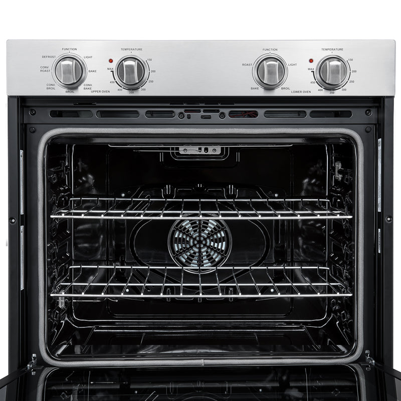 Load image into Gallery viewer, Forno Vomero 30-Inch, Stainless Steel Double Wall Oven - FBOEL1324-30