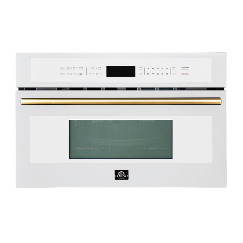 Load image into Gallery viewer, Forno Oliena Espresso 30 Inch, White Compact Oven & Microwave - FMWDR3093-30WHT