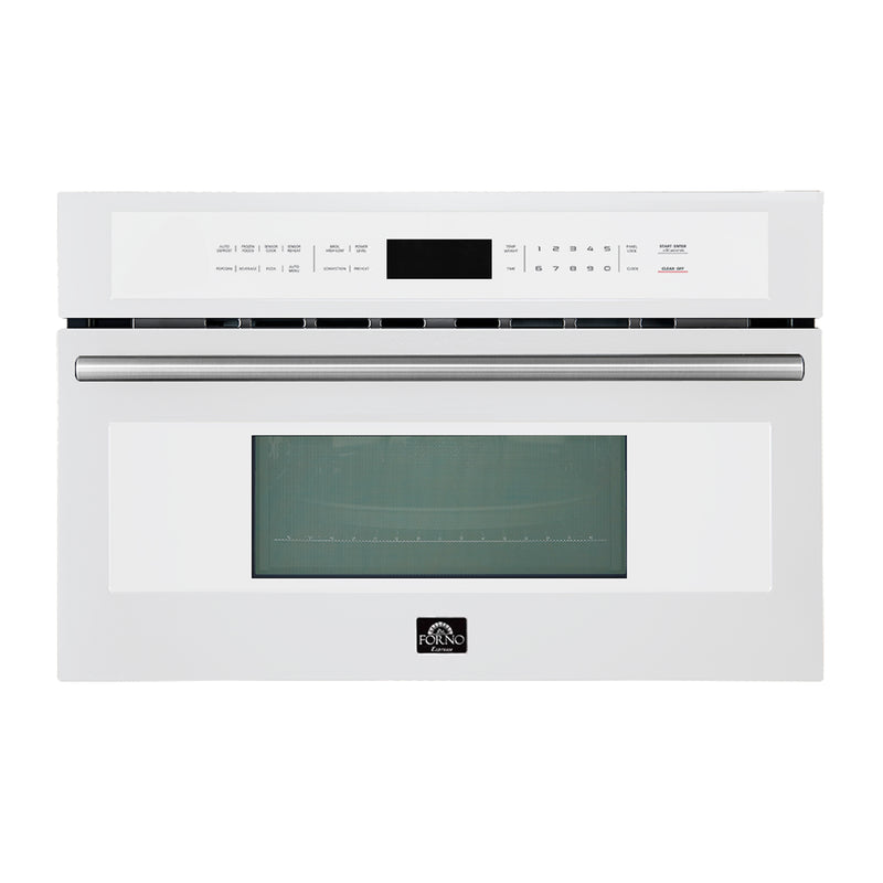 Load image into Gallery viewer, Forno Oliena Espresso 30 Inch, White Compact Oven & Microwave - FMWDR3093-30WHT