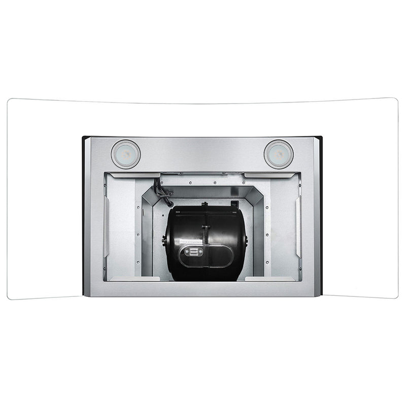 Load image into Gallery viewer, Cosmo 36 in. Ducted Wall Mount Range Hood in Stainless Steel with Touch Controls, LED Lighting and Permanent Filters