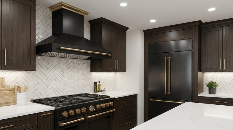 Load image into Gallery viewer, Forno Aria 48 Inch, Black Wall Mount Range Hood - FRHWM5095-48BLK