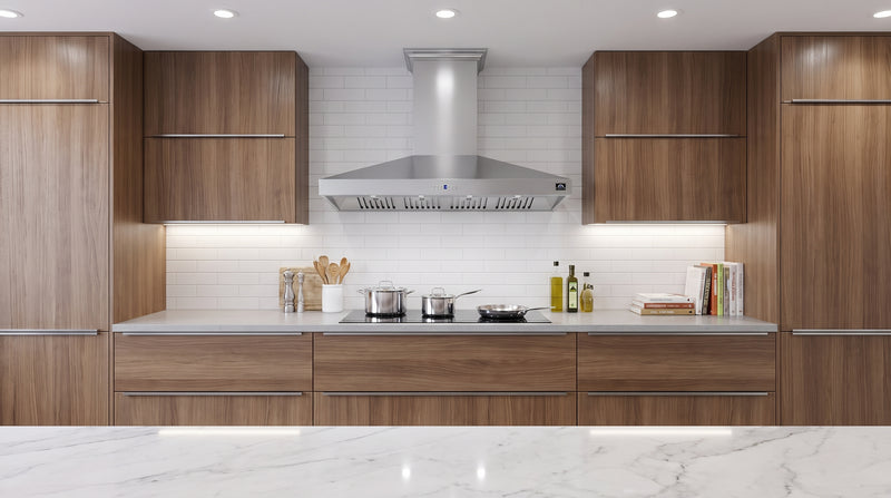 Load image into Gallery viewer, Forno Orvieto 60-Inch Wall Mount Range Hood, LED Lighting, Heavy Duty, Stainless Steel
