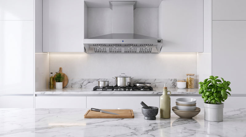 Load image into Gallery viewer, Forno Orvieto 60-Inch Wall Mount Range Hood, LED Lighting, Heavy Duty, Stainless Steel