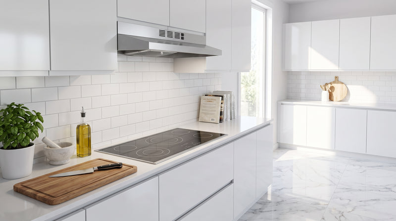 Load image into Gallery viewer, Forno Cappa 30-Inch Under Cabinet Range Hood, Stainless Steel, 200 CFM, Convertible, LED Lighting

