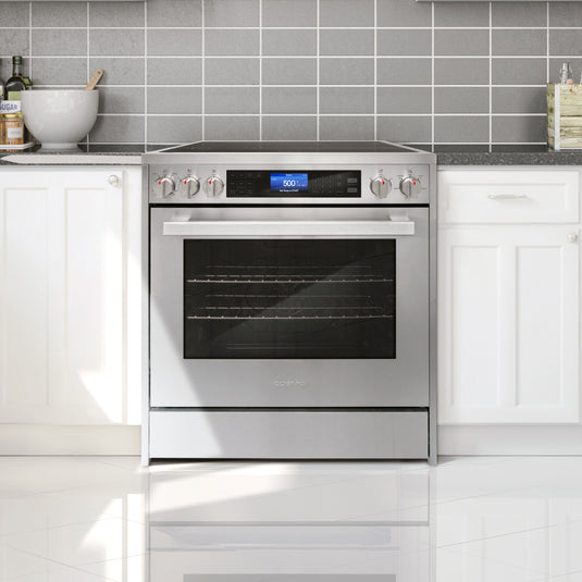 Cosmo Commercial-Style 30 inch, Stainless Steel Single Oven Electric Range - COS-305AERC