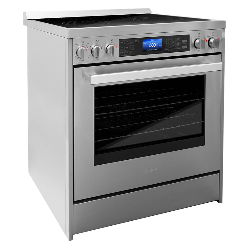 Load image into Gallery viewer, Cosmo Commercial-Style 30 inch, Stainless Steel Single Oven Electric Range - COS-305AERC
