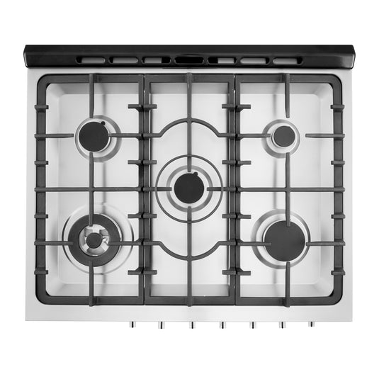 Cosmo 30 inch, Stainless Steel Single Oven Gas Range with 5 Burner Cooktops - COS-305AGC