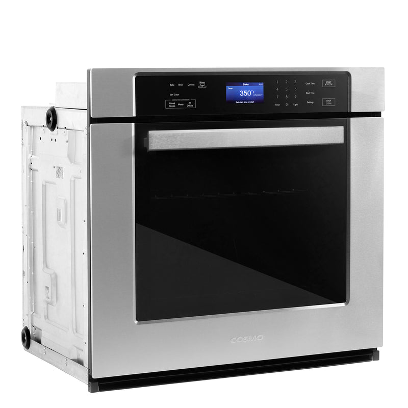 Load image into Gallery viewer, Cosmo 30 in. 5 cu. ft. Single Electric Wall Oven with True European Convection and Self Cleaning in Stainless Steel
