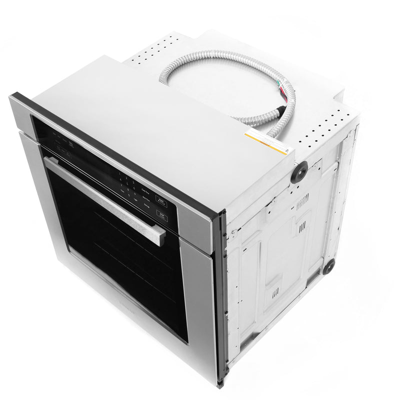 Load image into Gallery viewer, Cosmo 30 in. 5 cu. ft. Single Electric Wall Oven with True European Convection and Self Cleaning in Stainless Steel
