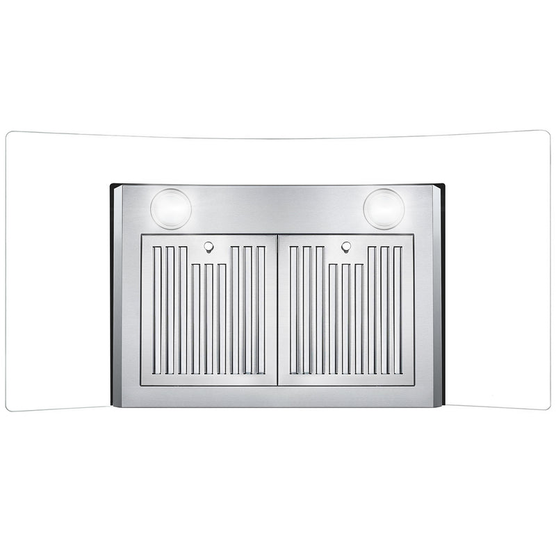 Load image into Gallery viewer, Cosmo 36 in. Ducted Wall Mount Range Hood in Stainless Steel with LED Lighting and Permanent Filters
