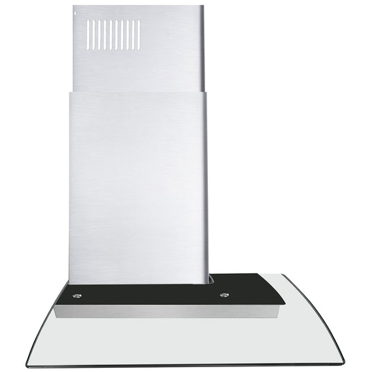 Cosmo 36 in. Ducted Wall Mount Range Hood in Stainless Steel with LED Lighting and Permanent Filters