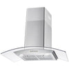 Cosmo 36 inch, Stainless Steel Ducted Wall Mount Range Hood with Permanent Filters - COS-668A900