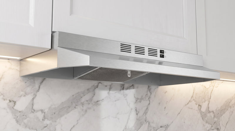 Load image into Gallery viewer, Forno Cappa 30-Inch Under Cabinet Range Hood, Stainless Steel, 200 CFM, Convertible, LED Lighting
