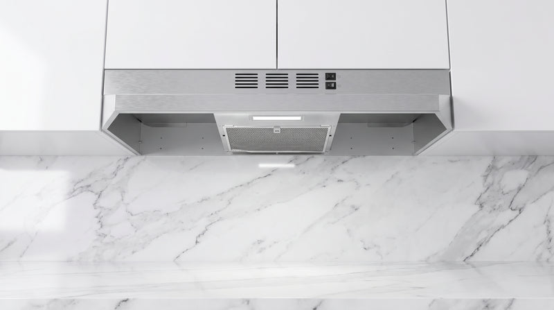Load image into Gallery viewer, Forno Cappa 30-Inch Under Cabinet Range Hood, Stainless Steel, 200 CFM, Convertible, LED Lighting
