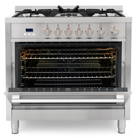 Cosmo 36 inch, Stainless Steel Single Oven Gas Range - COS-965AGFC
