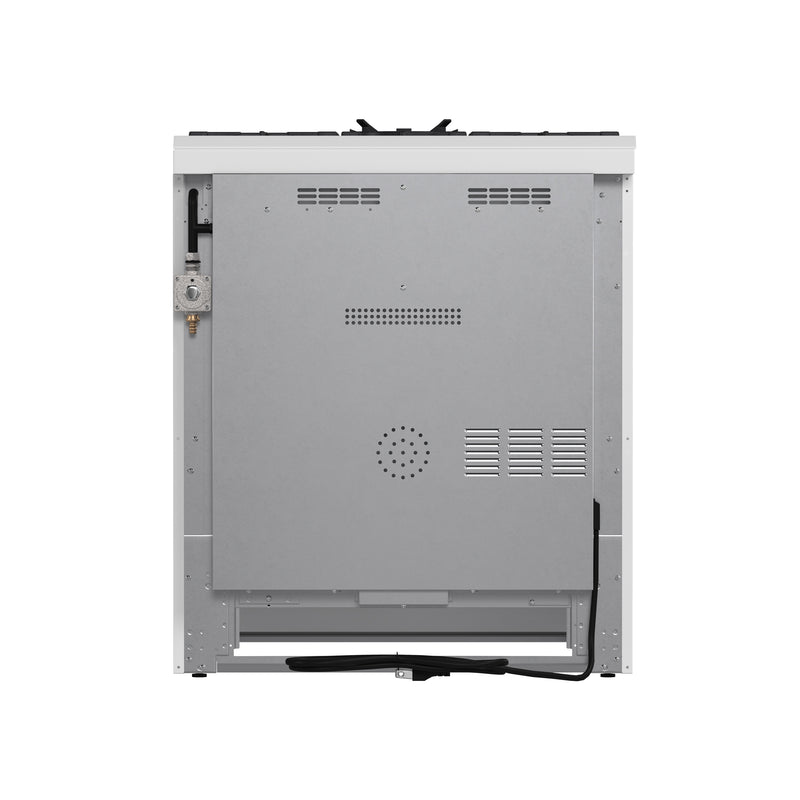 Load image into Gallery viewer, Forno Leonardo Espresso 30-Inch White Gas Range, 5 Burners, 39,500 BTU, 5 cu.ft Convection Oven
