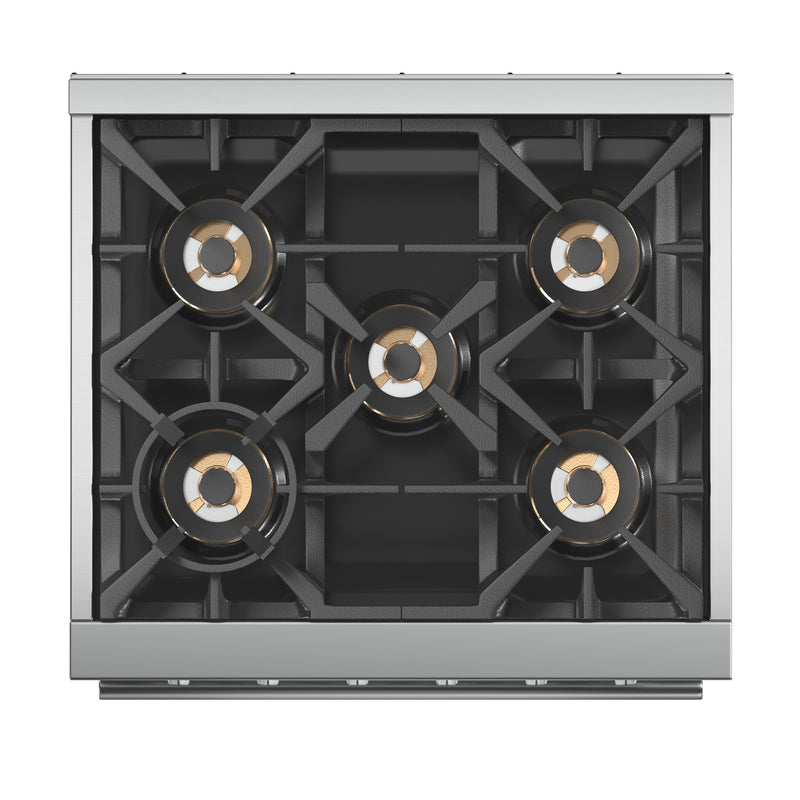 Load image into Gallery viewer, Forno Capriasca 30-Inch Freestanding Gas Range, 4 Burners, True Convection Oven
