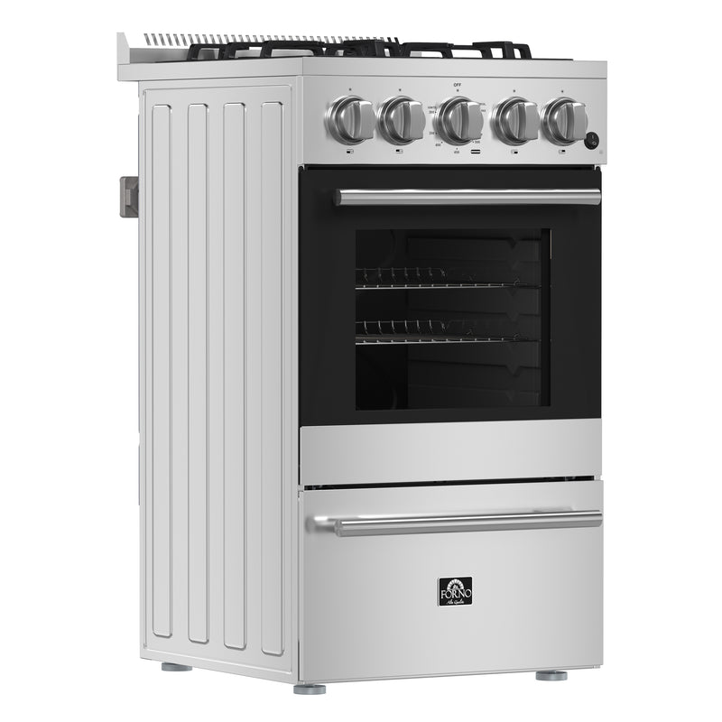 Load image into Gallery viewer, Forno Lamazze 20-Inch Freestanding Gas Range, Compact Design, Energy Efficient
