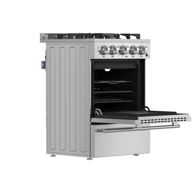 Load image into Gallery viewer, Forno Breno 24-Inch Freestanding Gas Range, Compact Design, Energy Efficient
