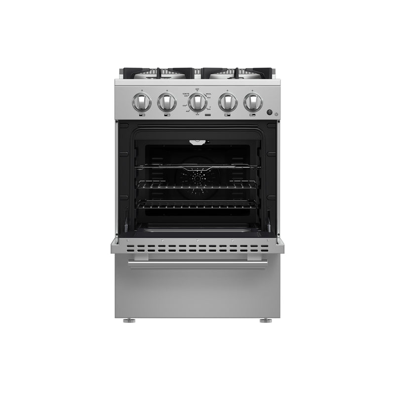 Load image into Gallery viewer, Forno Breno 24-Inch Freestanding Gas Range, Compact Design, Energy Efficient
