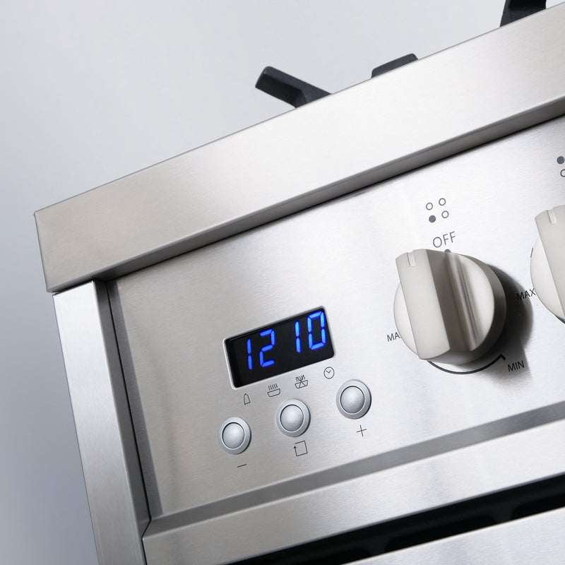 Load image into Gallery viewer, Cosmo 24 inch, Stainless Steel Single Oven Gas Range with 4 Burner Cooktop - COS-244AGC
