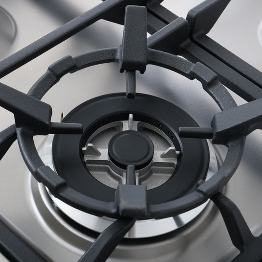 Cosmo 24 inch, Stainless Steel Single Oven Gas Range with 4 Burner Cooktop - COS-244AGC