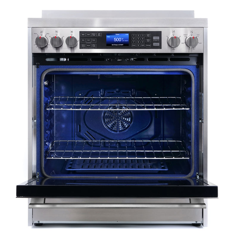 Load image into Gallery viewer, Cosmo Commercial-Style 30 inch, Stainless Steel Single Oven Electric Range - COS-305AERC
