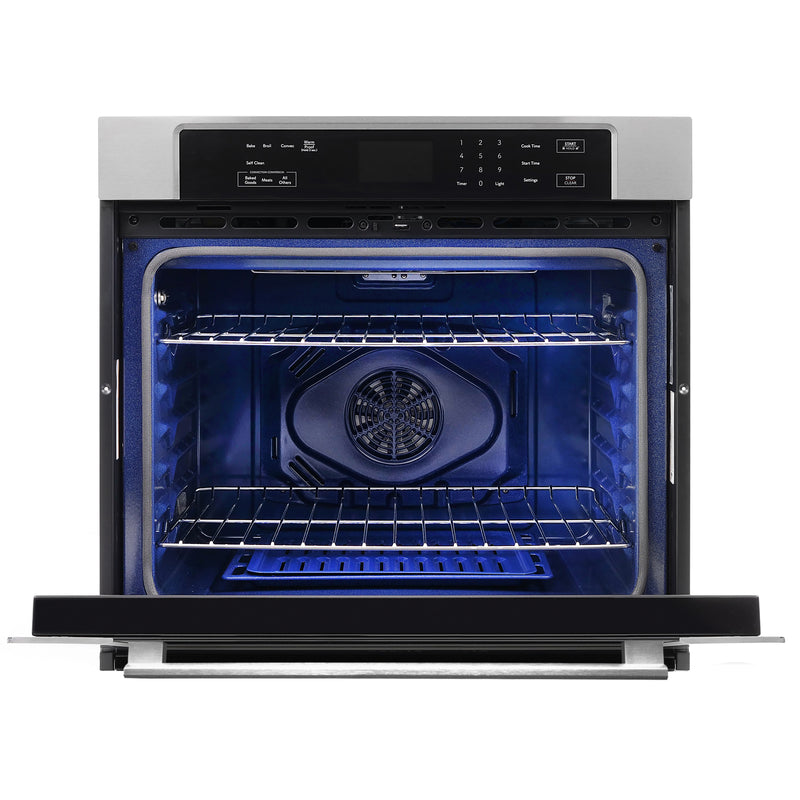 Load image into Gallery viewer, Cosmo 30 in. 5 cu. ft. Single Electric Wall Oven with True European Convection and Self Cleaning in Stainless Steel
