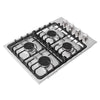 Cosmo 30 inch, Stainless Steel Gas Cooktop with 4 Italian Made Burners - COS-DIC304