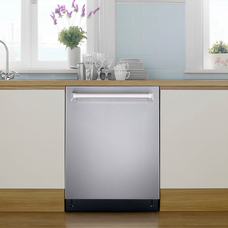 Load image into Gallery viewer, Cosmo DIS6502 Top Control Built-In Tall Tub Dishwasher Fingerprint Resistant, 24 inch, Stainless Steel
