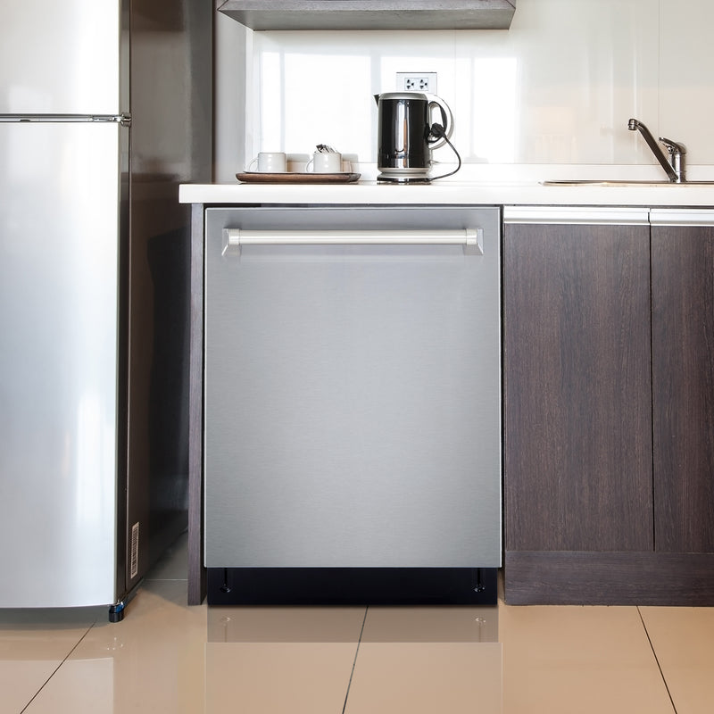 Load image into Gallery viewer, Cosmo DIS6502 Top Control Built-In Tall Tub Dishwasher Fingerprint Resistant, 24 inch, Stainless Steel
