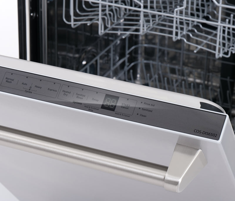 Load image into Gallery viewer, Cosmo DIS6502 Top Control Built-In Tall Tub Dishwasher Fingerprint Resistant, 24 inch, Stainless Steel
