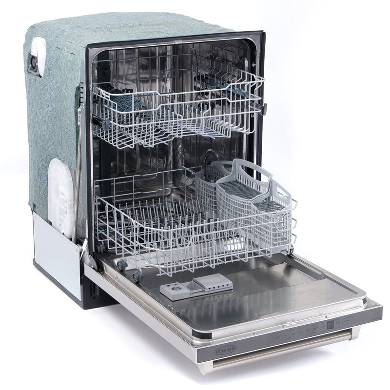 Load image into Gallery viewer, Cosmo DIS6502 Top Control Built-In Tall Tub Dishwasher Fingerprint Resistant, 24 inch, Stainless Steel
