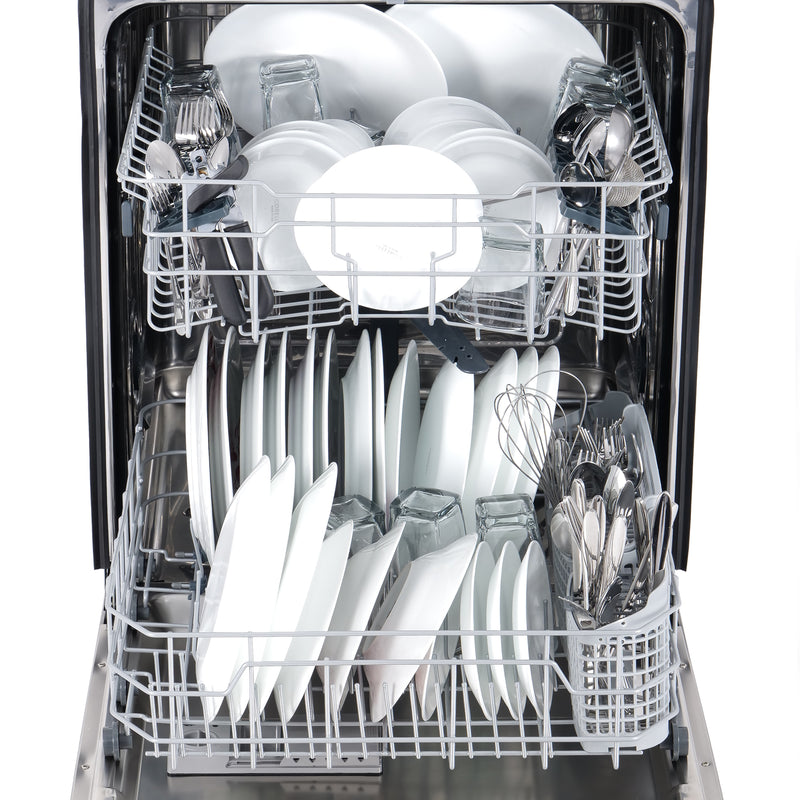 Load image into Gallery viewer, Cosmo DIS6502 Top Control Built-In Tall Tub Dishwasher Fingerprint Resistant, 24 inch, Stainless Steel
