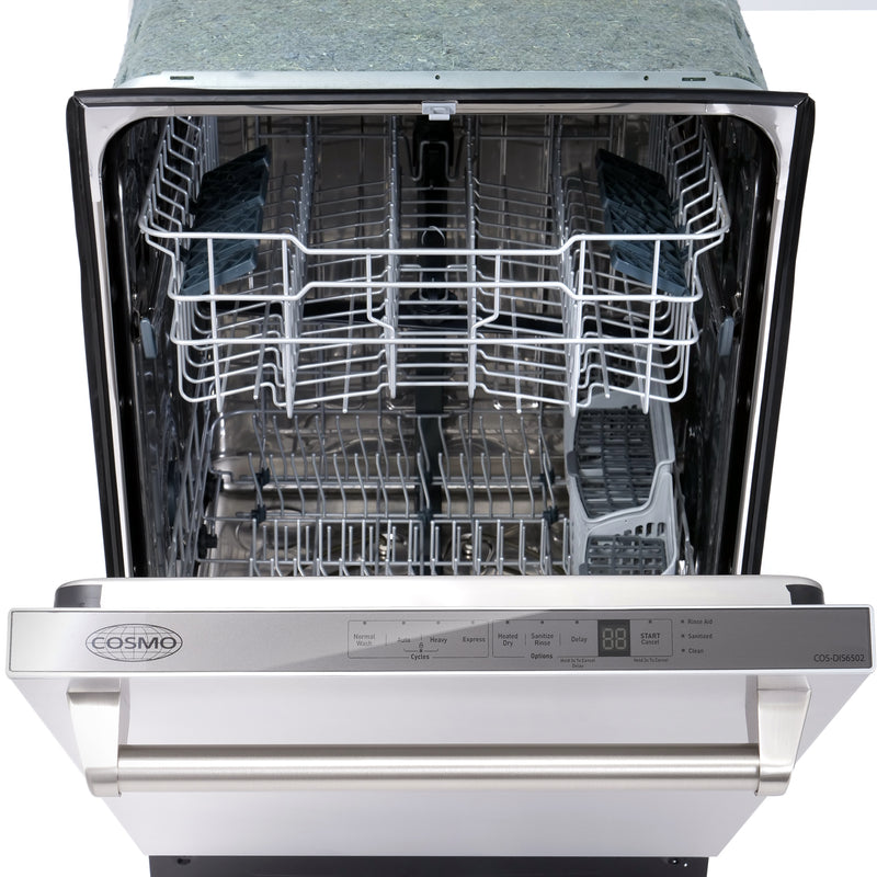 Load image into Gallery viewer, Cosmo DIS6502 Top Control Built-In Tall Tub Dishwasher Fingerprint Resistant, 24 inch, Stainless Steel
