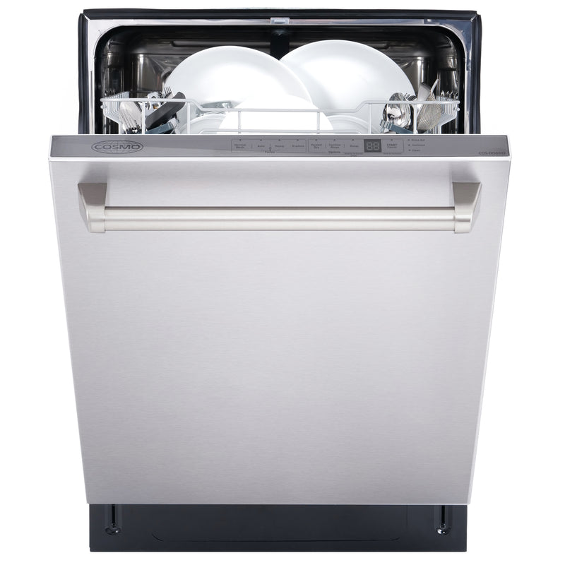 Load image into Gallery viewer, Cosmo DIS6502 Top Control Built-In Tall Tub Dishwasher Fingerprint Resistant, 24 inch, Stainless Steel
