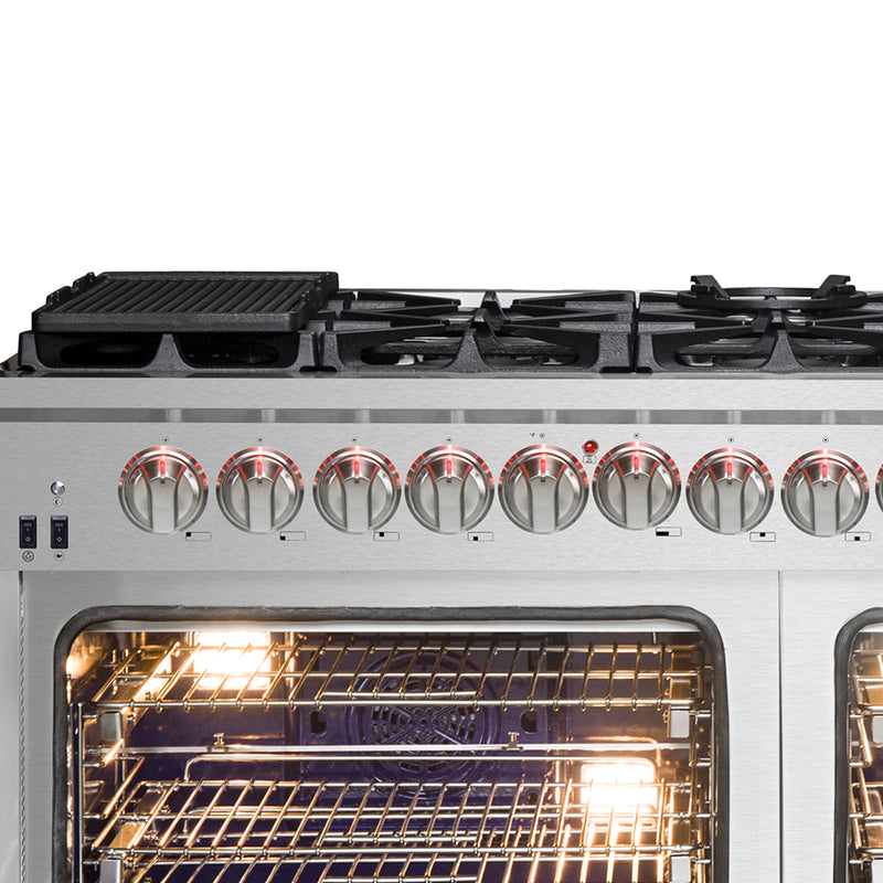 Load image into Gallery viewer, Forno Capriasca 60-Inch Freestanding Dual Fuel Range, 10 Burners, True Convection Oven
