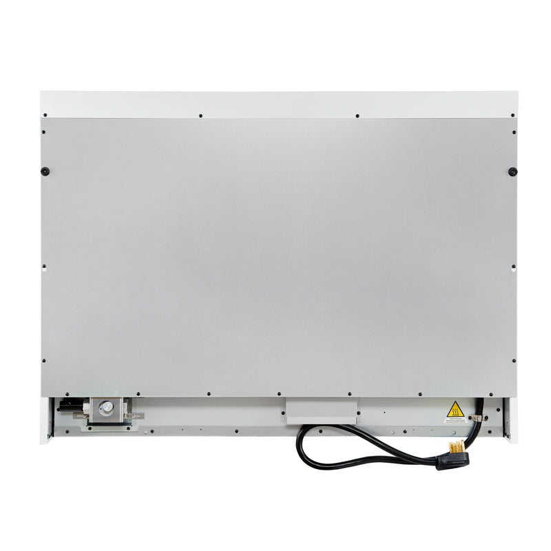 Load image into Gallery viewer, Forno Antico 48-Inch Dual Fuel Range, White with Antique Brass Finish, 8 Burners, 94,000 BTU, 5.5 cu.ft. Double Ovens &amp; Griddle
