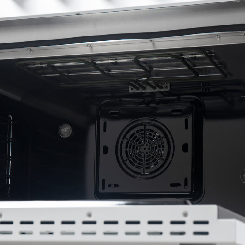 Load image into Gallery viewer, Forno Galiano 36&quot; Freestanding Dual Fuel Range in White
