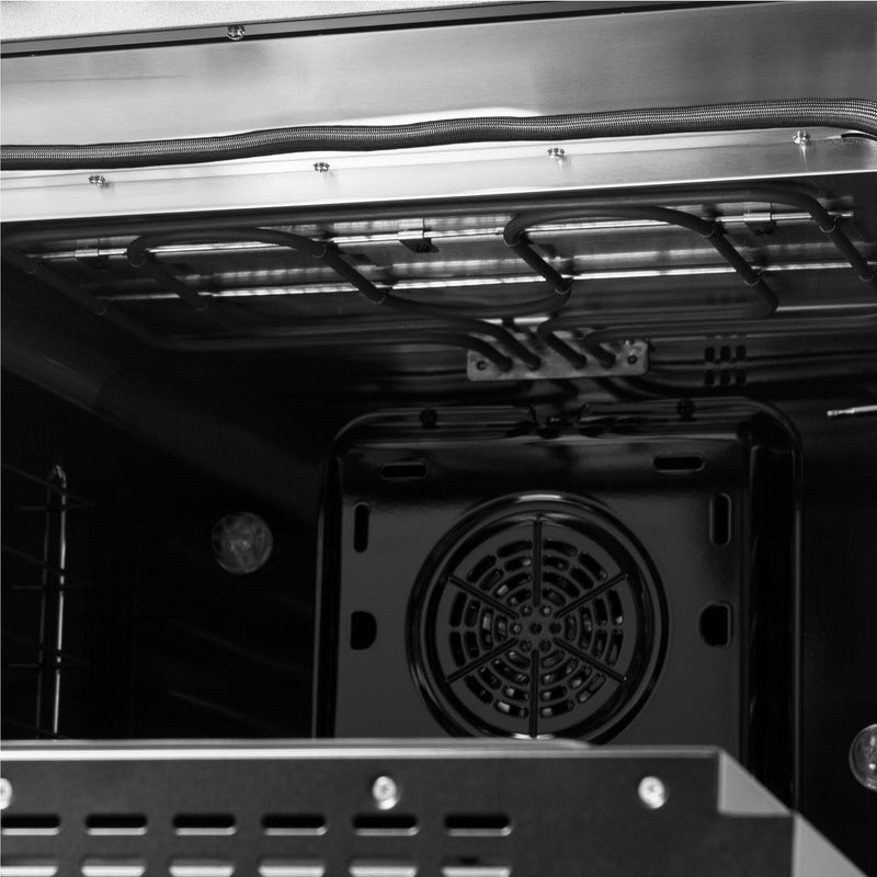 Load image into Gallery viewer, Galiano 48-inch Dual Fuel Range Black &amp; Antique Brass Design with 8 Sealed Burners 107,000 BTU, 6.58 cu. ft. double ovens &amp; Griddle
